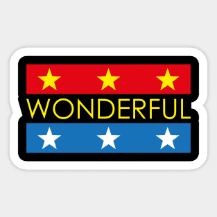 Wonderful Sticker